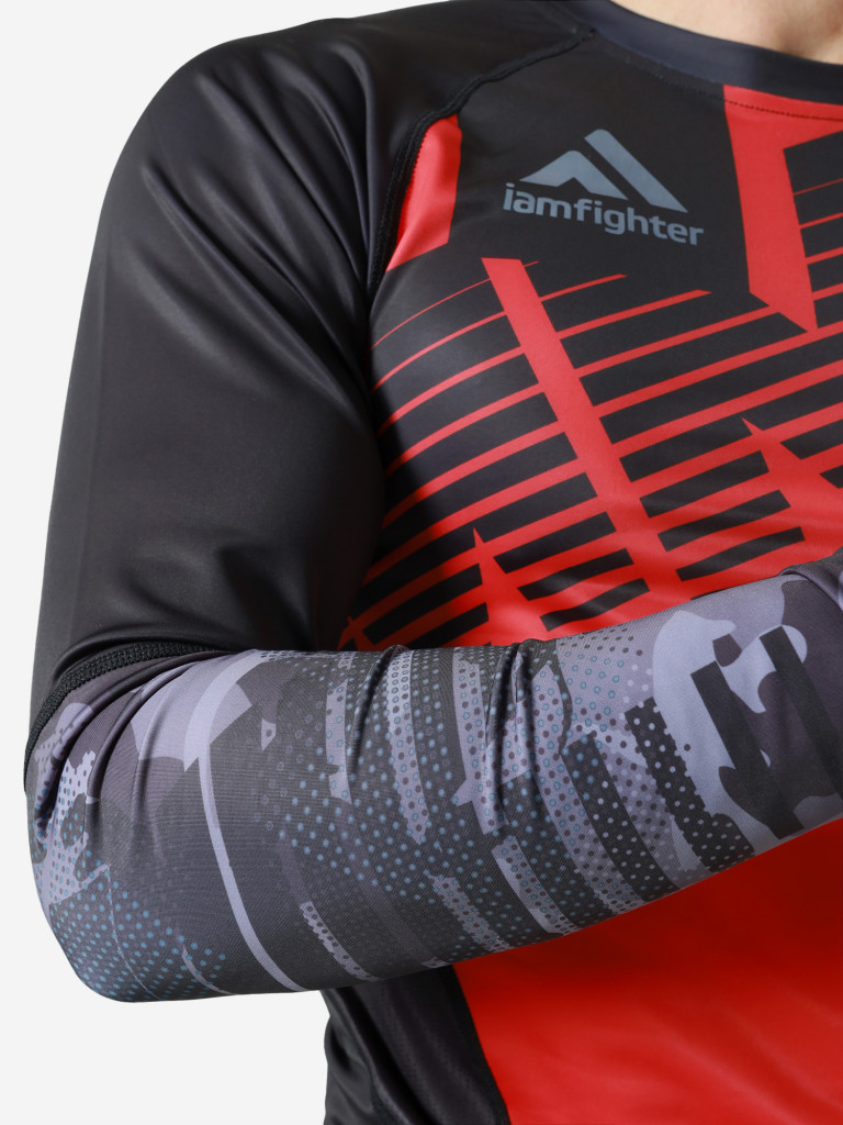 Рашгард с длинными рукавами IAMF MMA RED