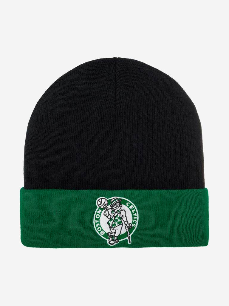 Шапка с отворотом MITCHELL NESS MN-NBA-EU174-BOSCEL-BLK Boston Celtics NBA (черный)