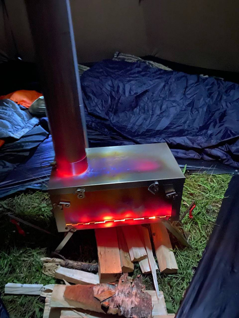 Складная туристическая печь Winnerwell Fastfold Plus Nested Pipe Medium