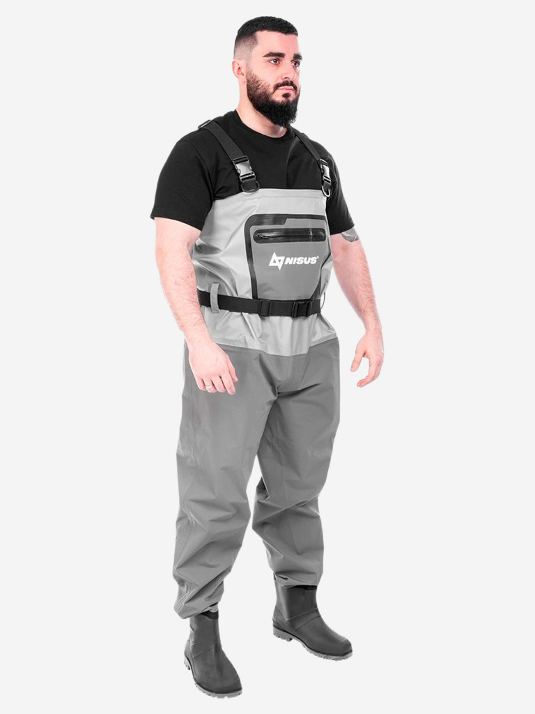 Вейдерсы мембранные NISUS River Guide с сапогами для рыбалки и охоты