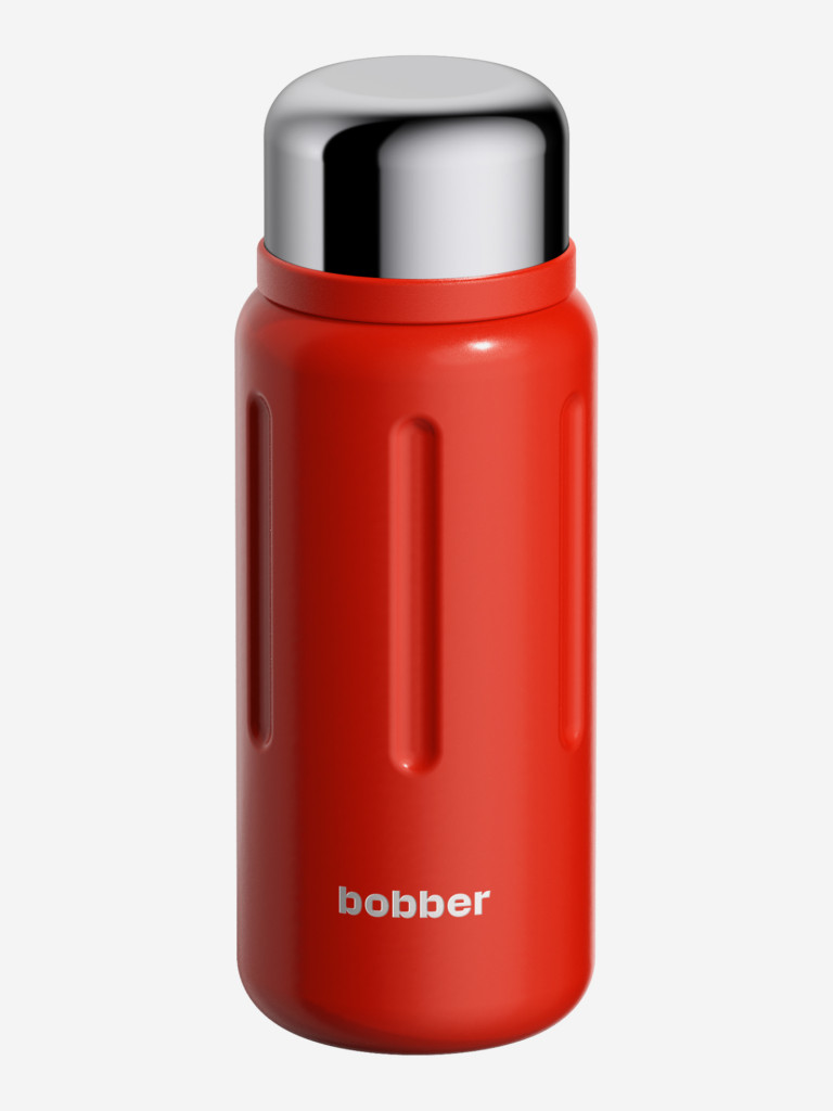 Термос вакуумный BOBBER Barrel 770 мл с широким горлом и ситечком, тепло до 28 часов, красный