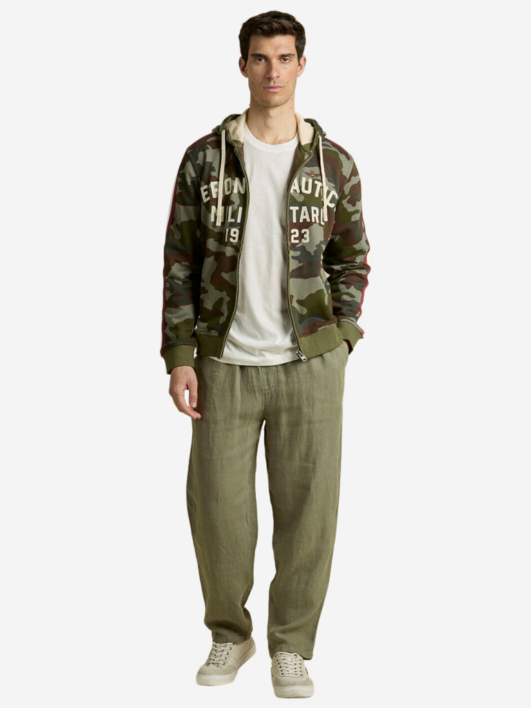 Льняные брюки Aeronautica Militare
