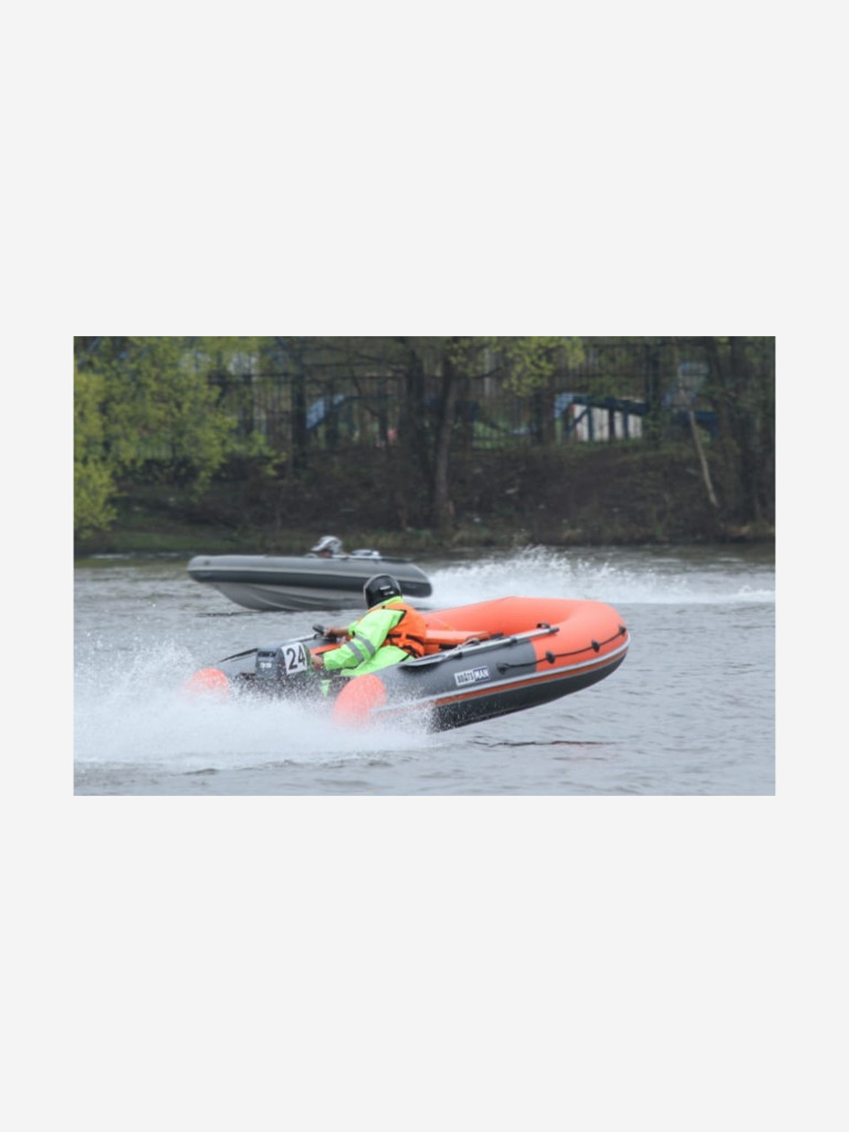 Лодка НДНД Boatsman BT340A, графитово-оранжевый