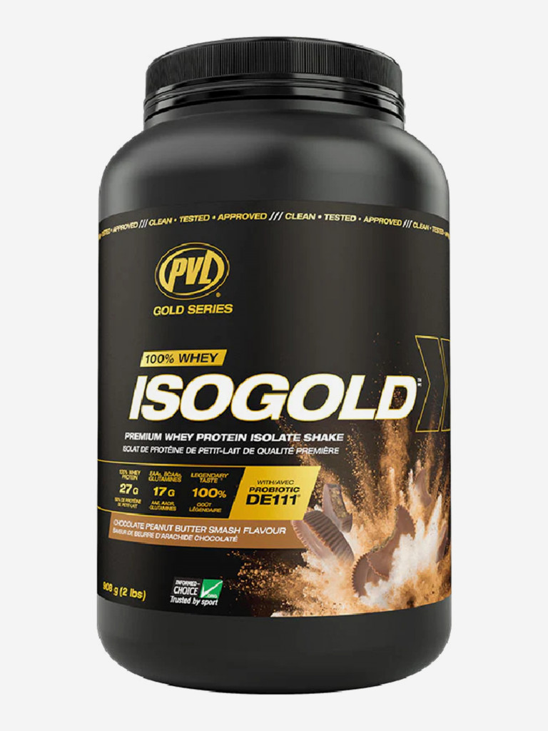 Протеин Pure Vita Labs ISOGOLD, 908 г, Шоколад-арахисовое масло
