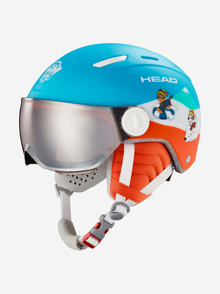 Шлем горнолыжный детский Head Mojo Visor PAW с визором S2 (VLT 20%)