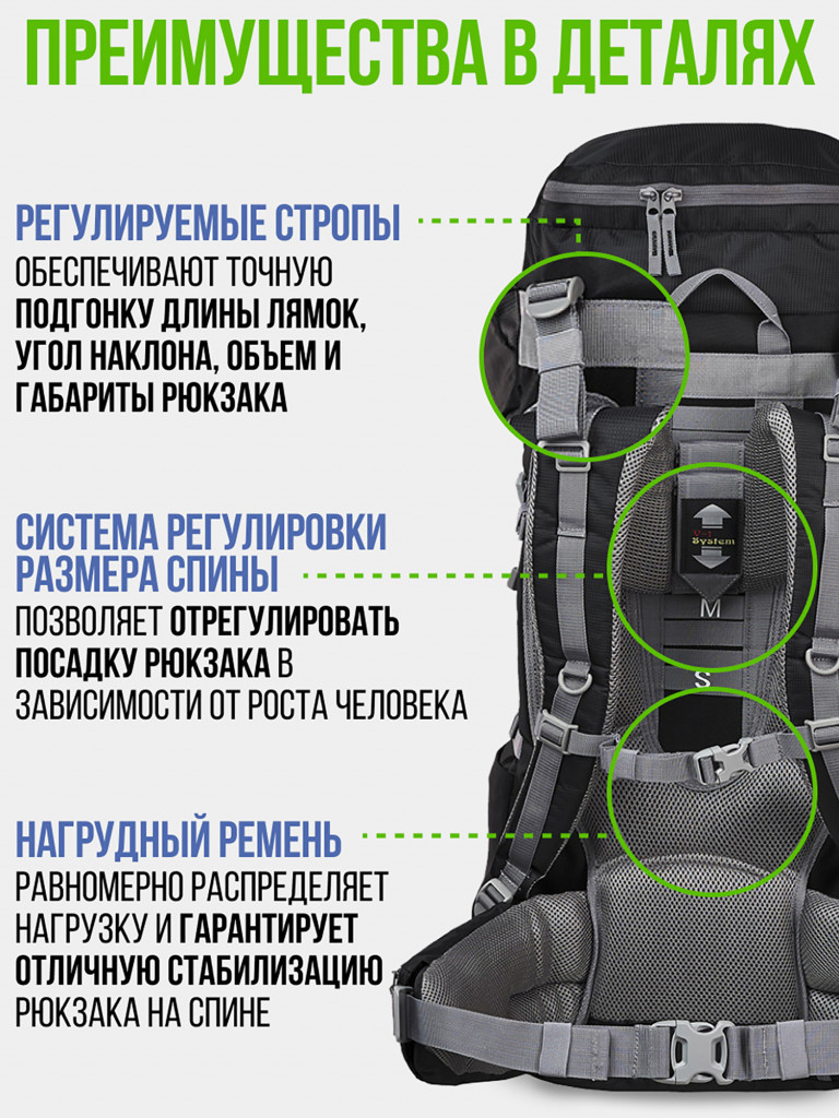 Рюкзак туристический Trek Planet Kashmir 75