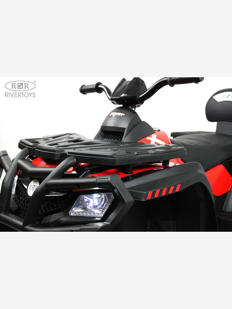 Детский электроквадроцикл RIVERTOYS T001TT 4WD красный