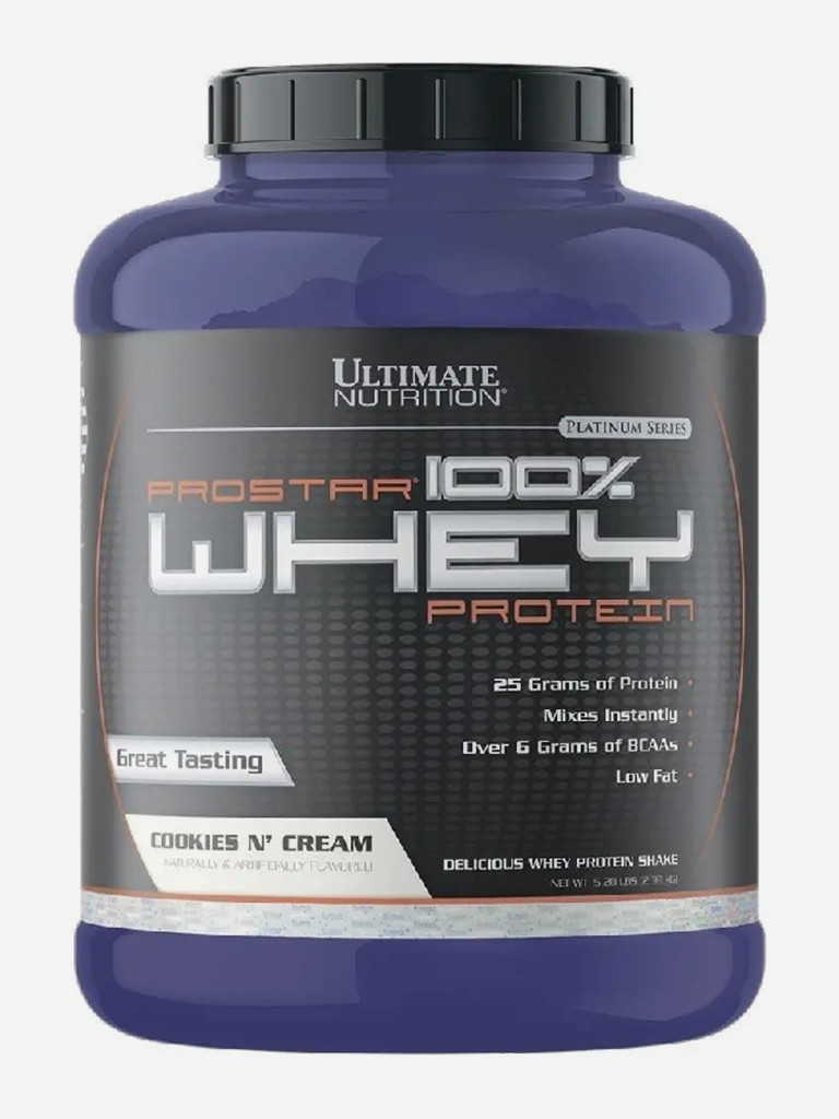 Протеин Ultimate Nutrition Prostar Whey, 2390 г, Печенье с кремом