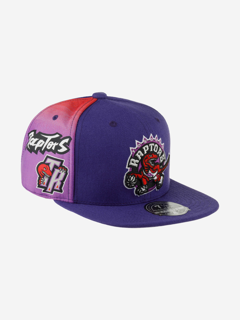 Бейсболка с прямым козырьком MITCHELL NESS HHSF2990-TRAYYPPPPURP Toronto Raptors NBA (фиолетовый)