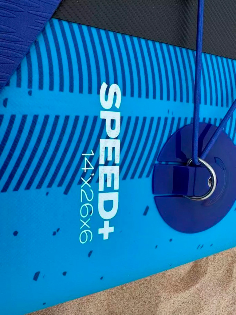 Сапборд надувной двухслойный Shark Speed+ 14x28x6, 426x71x15 см