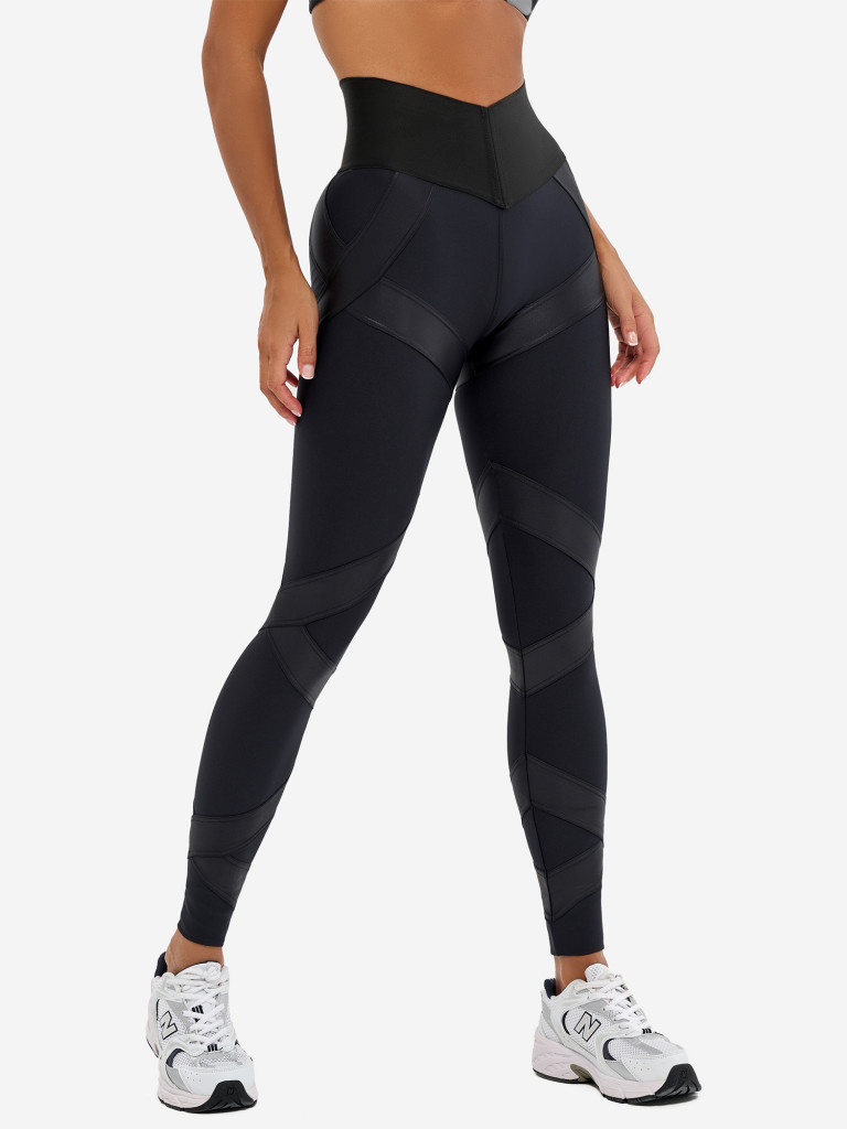 Лосины женские Bona Fide Mummy Strip Skin Edition "Black"