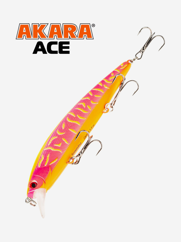 Воблер Akara Ace 110SP 15 гр. минноу, суспендер. твичинговый, на щуку, судака A207