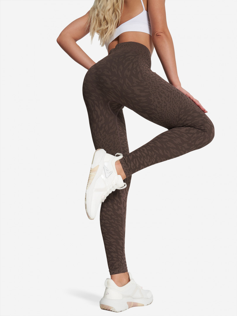 Легинсы женские Demix Highflow Seamless Коричневый 1099₽