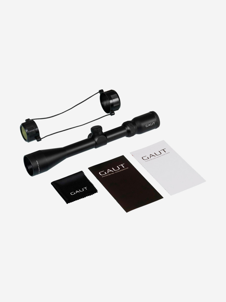 Прицел Gaut Quartz 4-12x40, сетка 3 (Mil-Dot) нить, без подсветки, 25.4мм, поправки 1/4 МОА