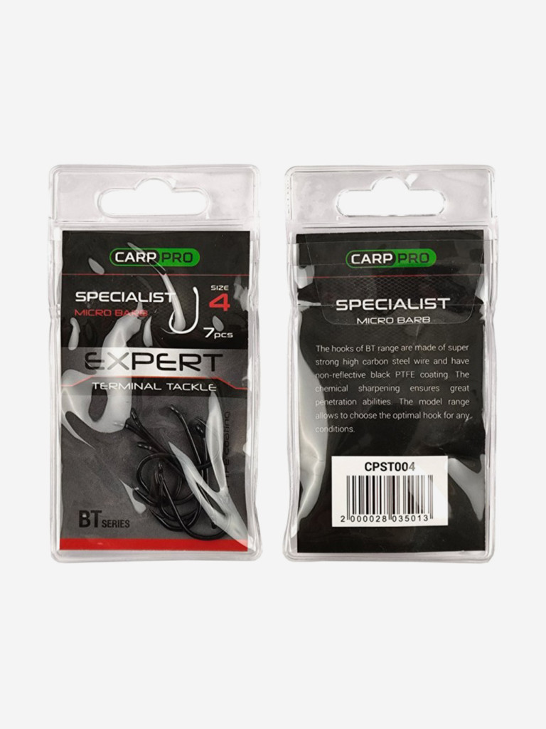 Крючок CARP PRO Teflon Specialist №4 7шт