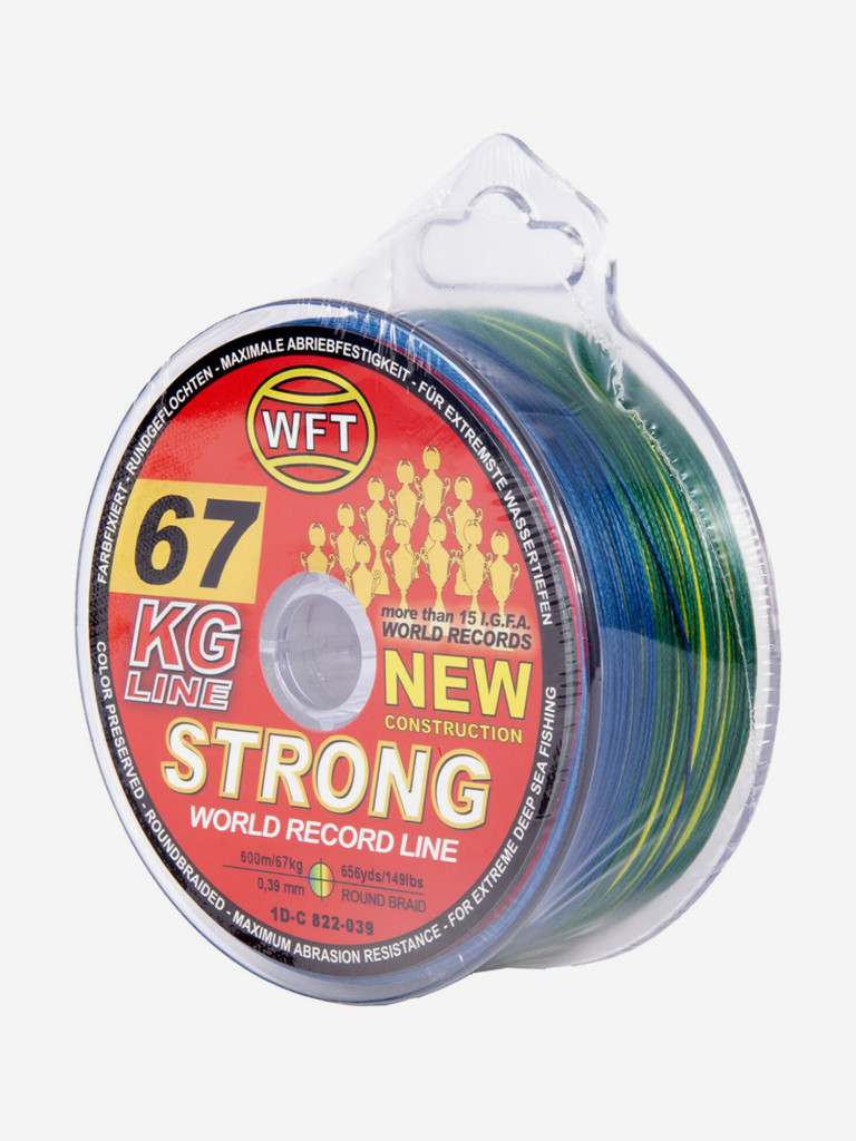 Шнур плетёный WFT KG STRONG Multicolor 600/039