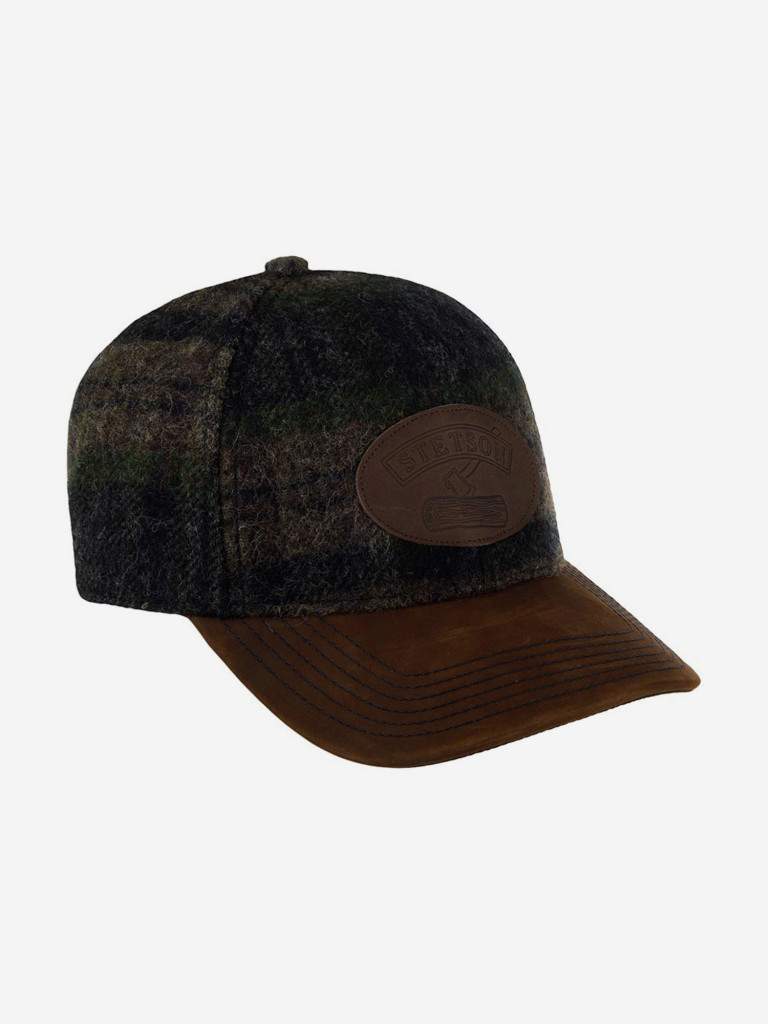 Бейсболка STETSON 7720307 BASEBALL CAP LUMBERJACK BEESWAX WR (коричневый)