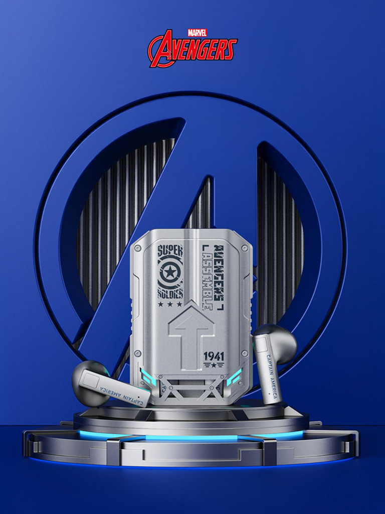 Беспроводные наушники TWS Marvel Капитан Америка