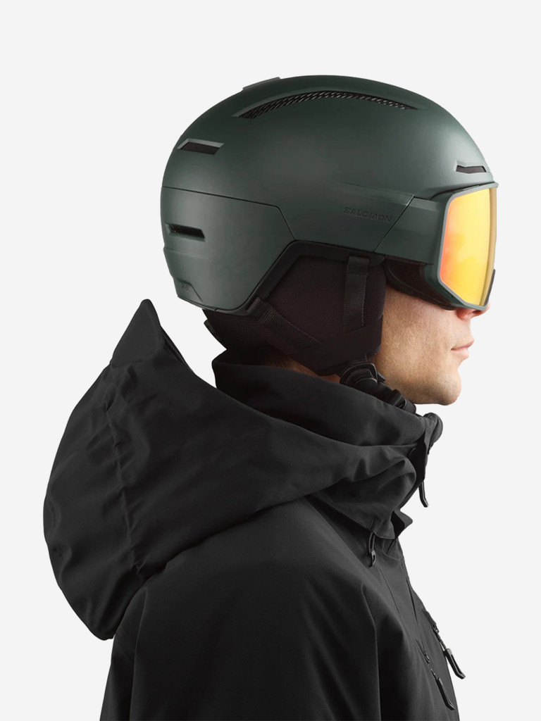 Горнолыжный шлем с визором Salomon Driver Pro Sigma Photo MIPS Зеленый Cat. 1-3
