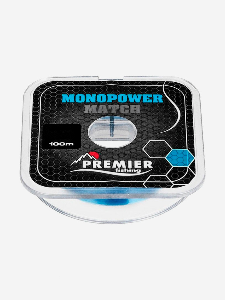 Леска для рыбалки Premier Fishing MONOPOWER MATCH Nylon 0,50мм, 100м, 22,5кг, голубой