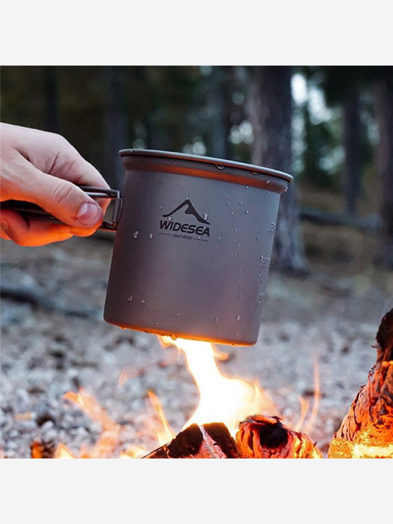 Титановый котелок Widesea