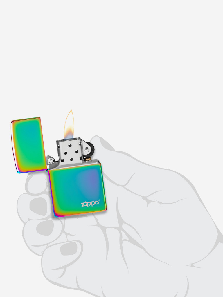 Зажигалка бензиновая ZIPPO 151ZL Classic Logo Multi Color