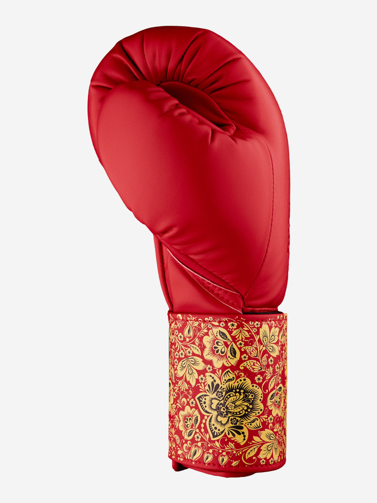 Тренировочные перчатки на липучке ULTIMATUM BOXING GEN7PRO-HTN KHOKHLOMA RED