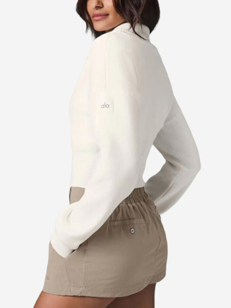 Укороченная трикотажная куртка Alo Yoga Scholar