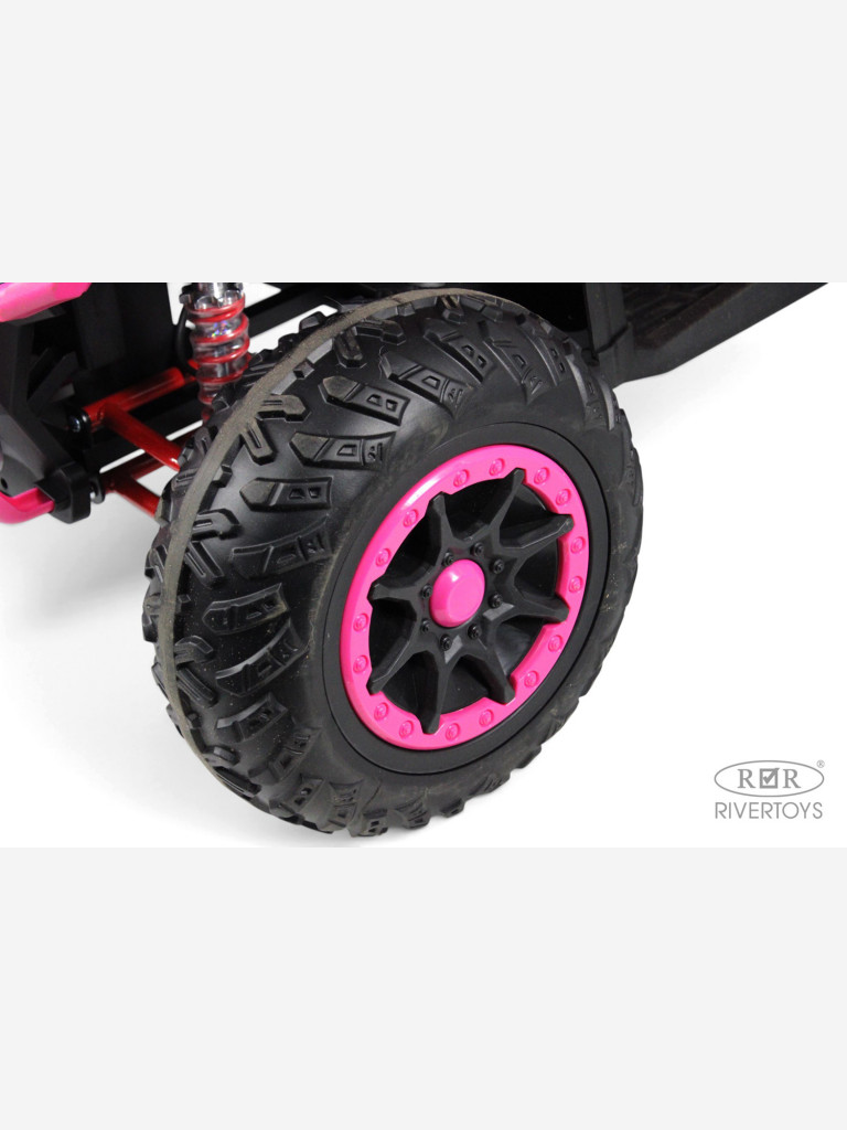 Детский электроквадроцикл RIVERTOYS Z111ZZ розовый