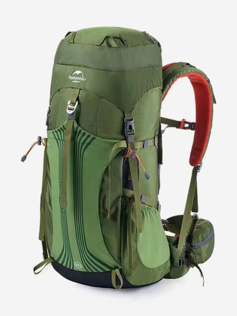 Рюкзак Naturehike Hiking 55L, туристический, зеленый