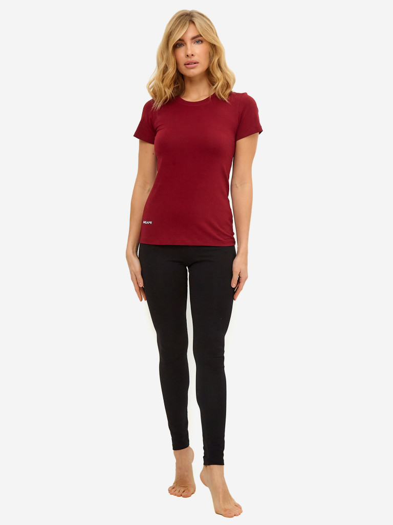 Футболка женская бордовая ANGAMI