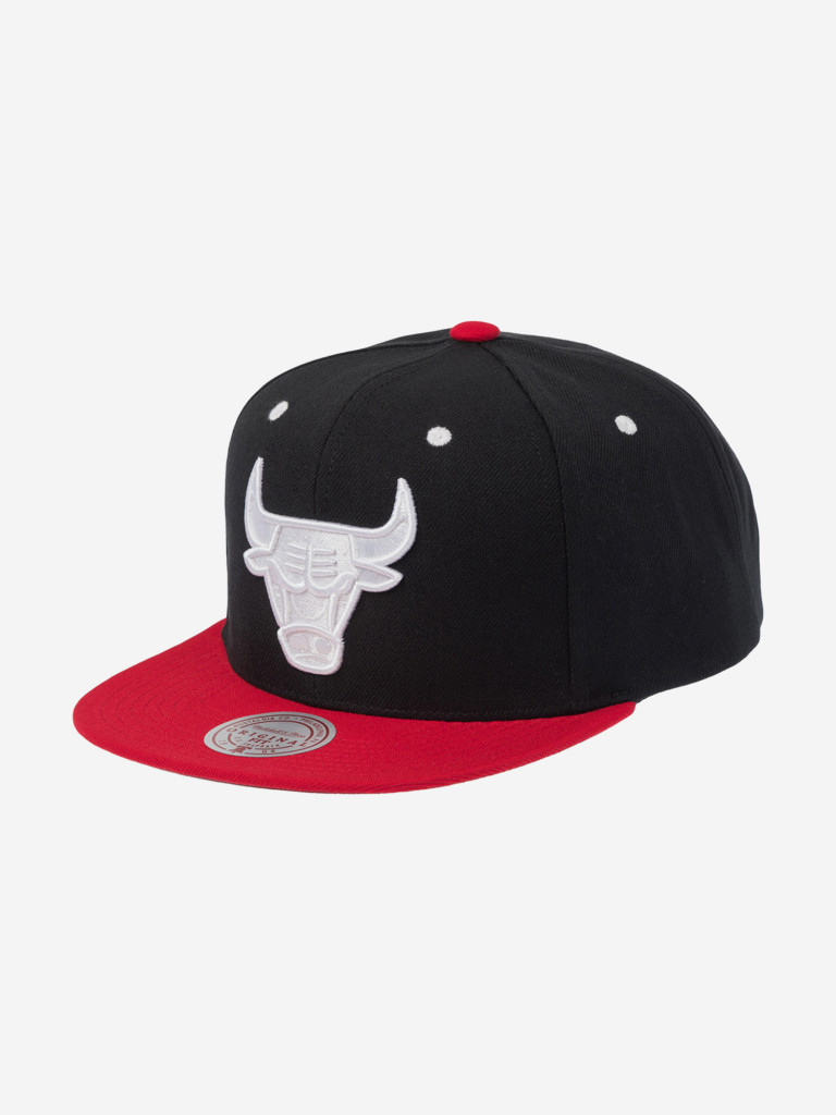 Бейсболка с прямым козырьком MITCHELL NESS HS11183-CBUBLCK Chicago Bulls NBA (черный)
