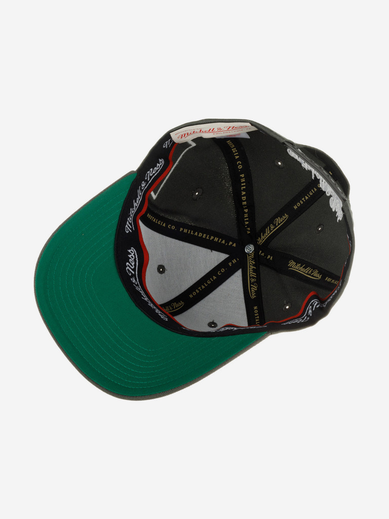 Бейсболка MITCHELL NESS HHSS1105-MNNYYPPPBLUE (серый)