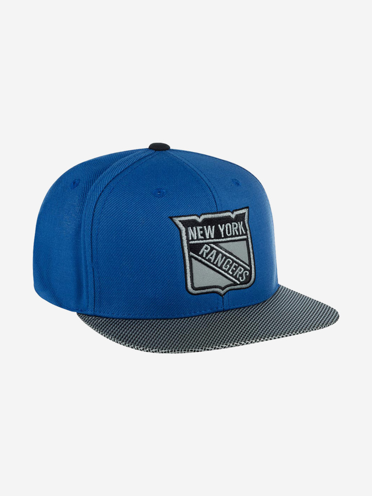 Бейсболка с прямым козырьком AMERICAN NEEDLE 43682A-NYR New York Rangers Chromel NHL (синий)