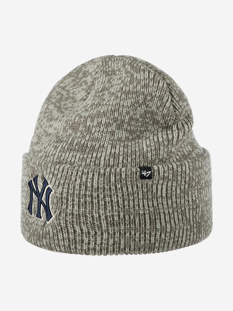 Шапка с отворотом 47 BRAND B-BRNFZ17ACE New York Yankees MLB (серый)