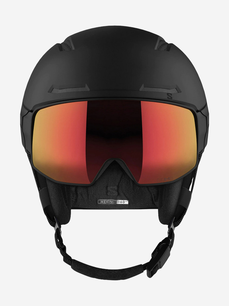 Горнолыжный шлем с визором Salomon Driver Prime Sigma Plus Черный Cat. 2+2 (с доп. визором)