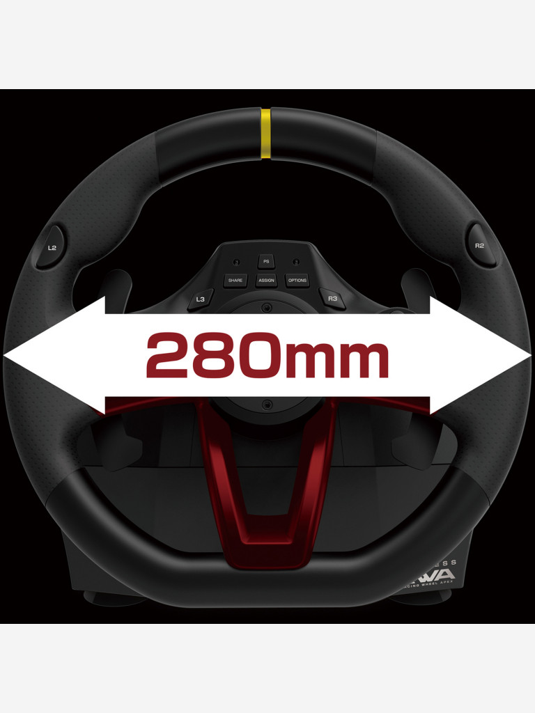 Игровой руль HORI Wireless Racing Wheel Apex (PS4-142E)