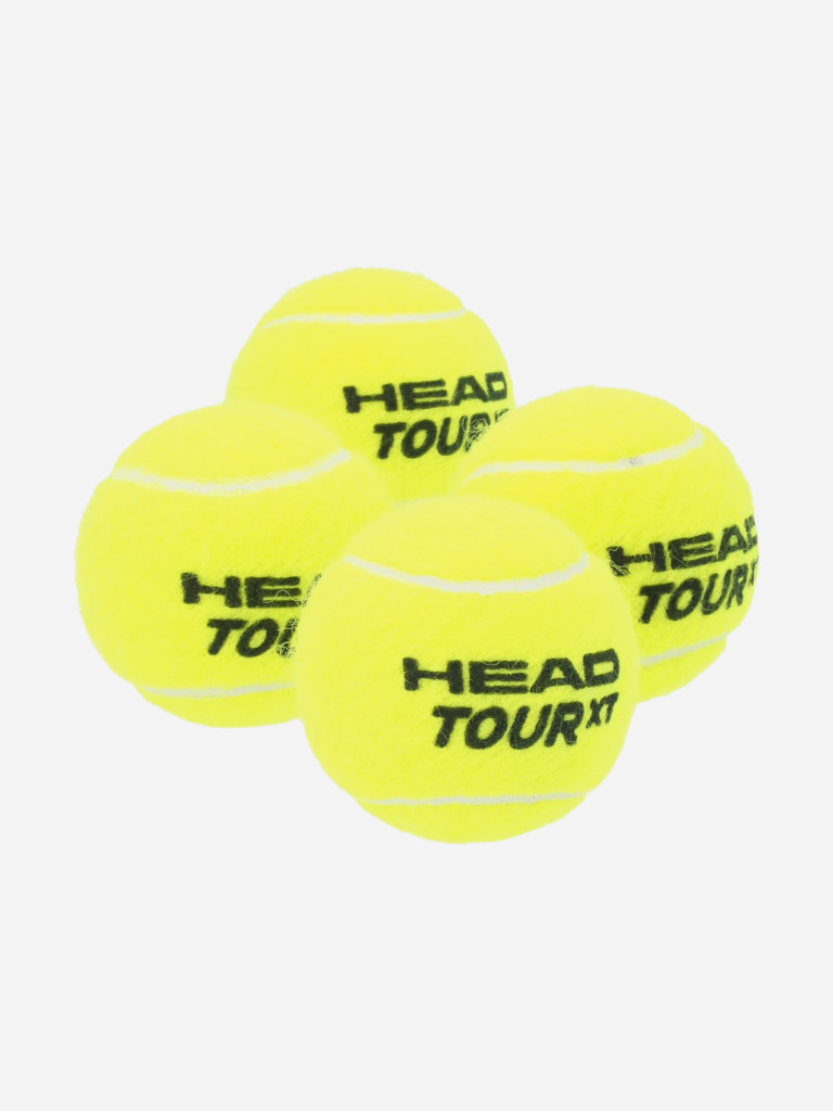 Набор мячей для большого тенниса Head Tour XT, 4 шт
