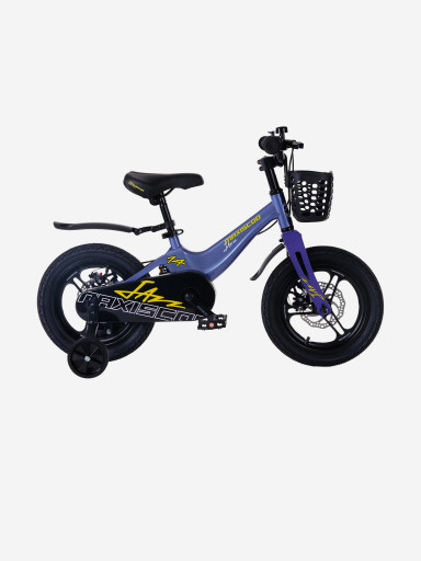 Велосипед детский Maxiscoo JAZZ PRO 14'' синий карбон, 2024