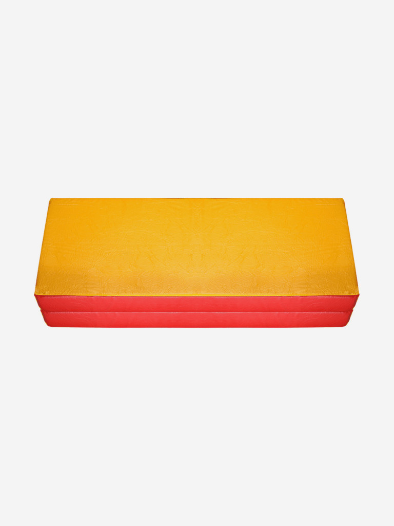 Мат для шведской стенки (100x100x10 см) Sportlim Красно-желтый