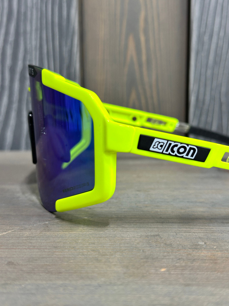Очки спортивные Scicon AeroScope оправа Yellow Fluo линза SCNPP Multimirror Blue + Clear