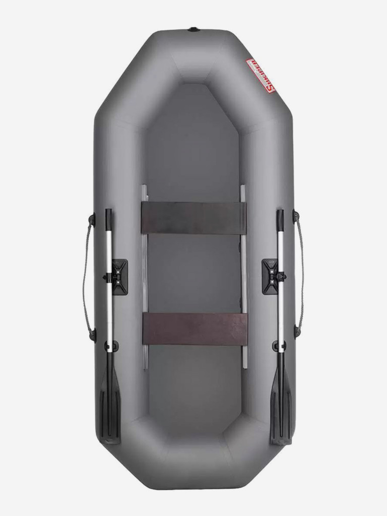 Лодка надувная для рыбалки Тонар Шкипер 280 серый
