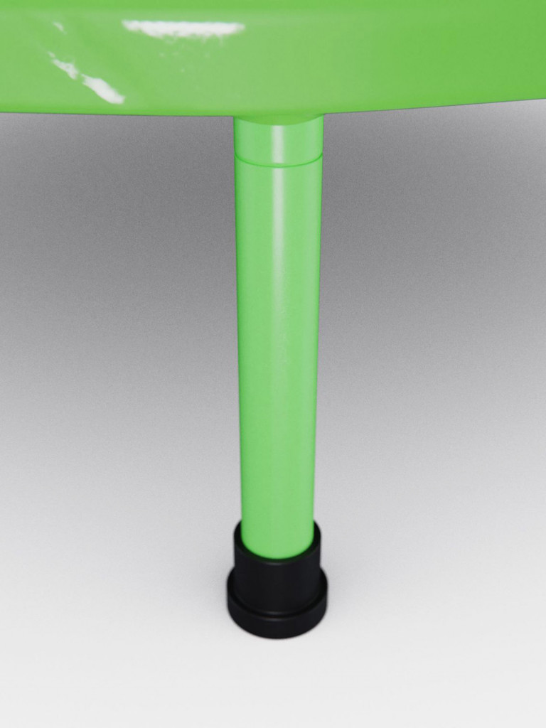 Батут с поручнем DFC JUMPFIT 36'' зеленый