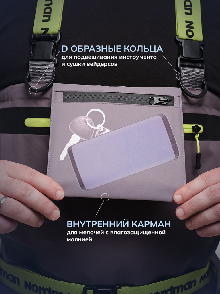 Вейдерсы мужские мембранные Nordman Pro-2 с носком