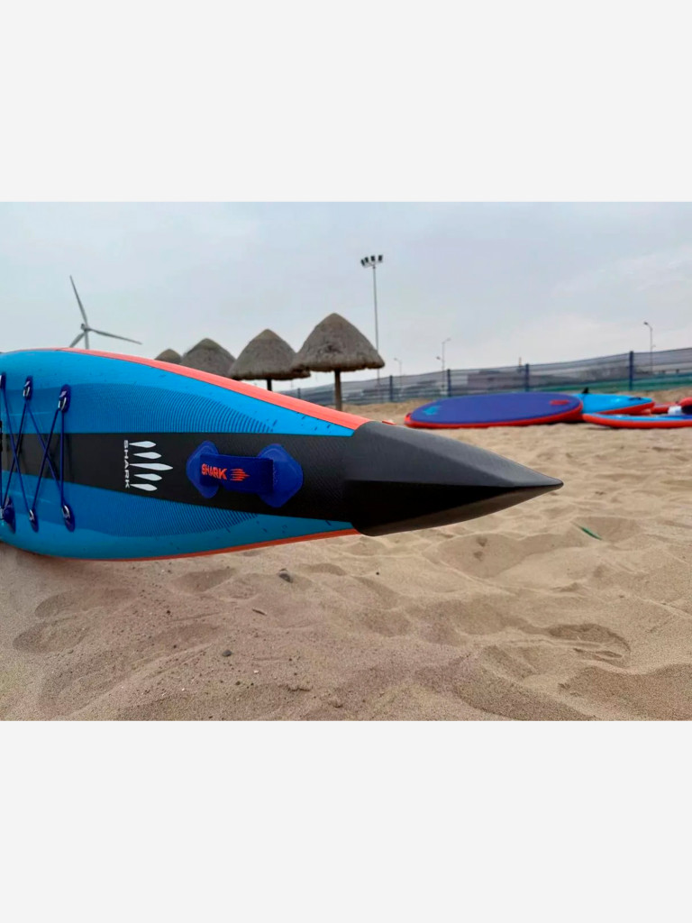 Сапборд надувной двухслойный Shark Speed+ 12.6x26x6, 381x66x15 см