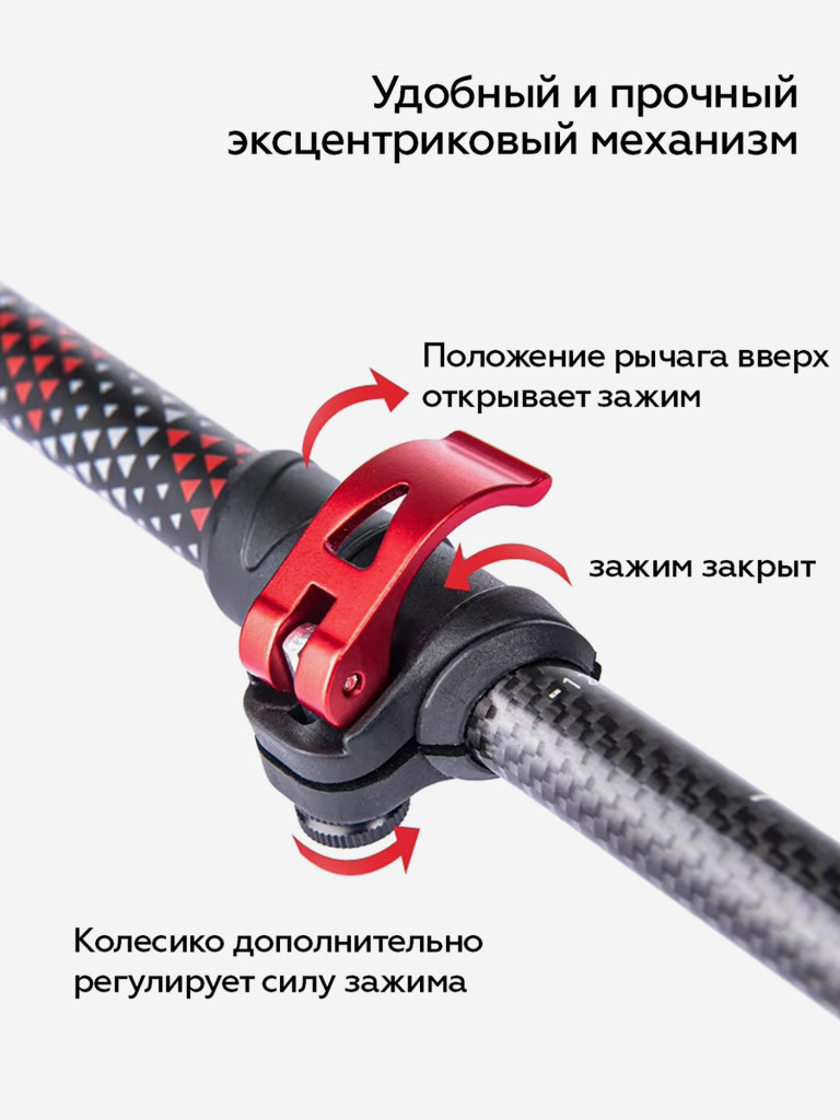 Треккинговые палки Naturehike Far Wind карбоновые, комплект, 2 палки и аксессуары