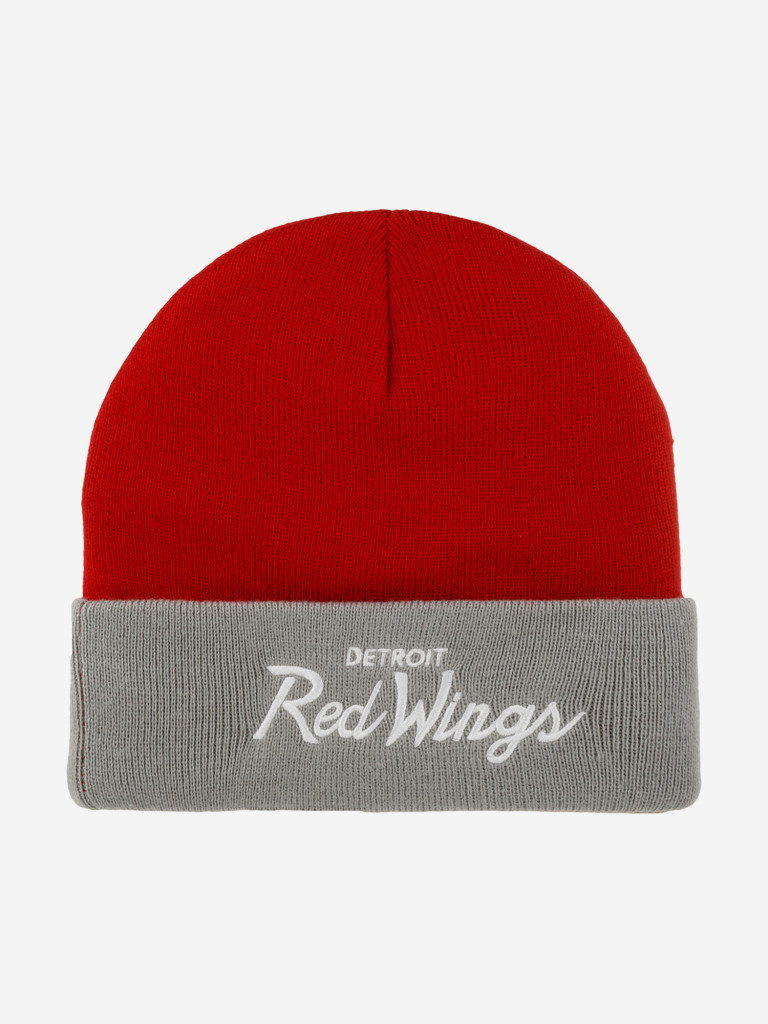 Шапка с отворотом MITCHELL NESS MN-NHL-EU174-DETRED-RED Detroit Red Wings NHL