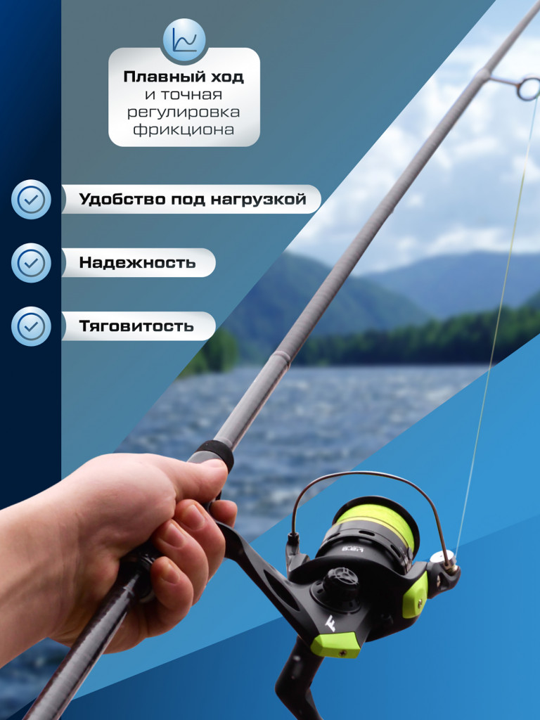 Катушкa FLAGMAN спиннинговая Invento 2500