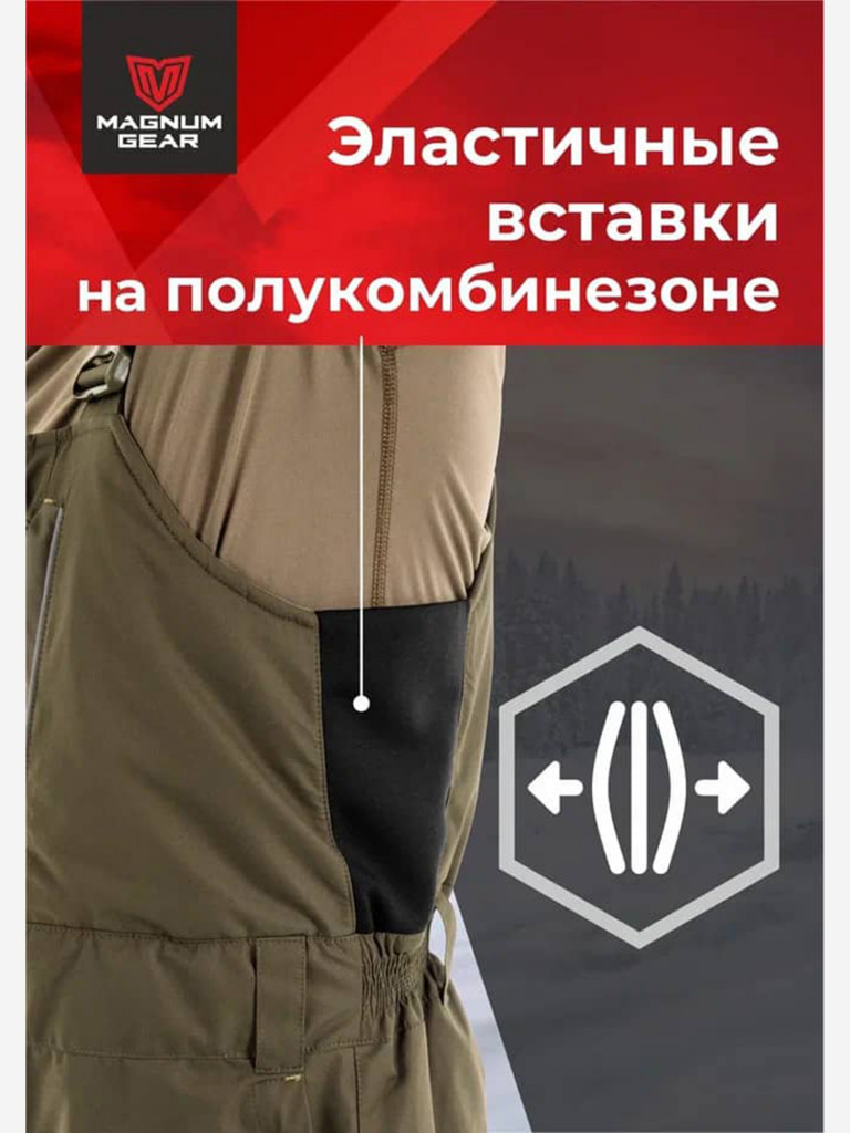 Костюм для рыбалки MAGNUM GEAR YAMAL -40° С хаки