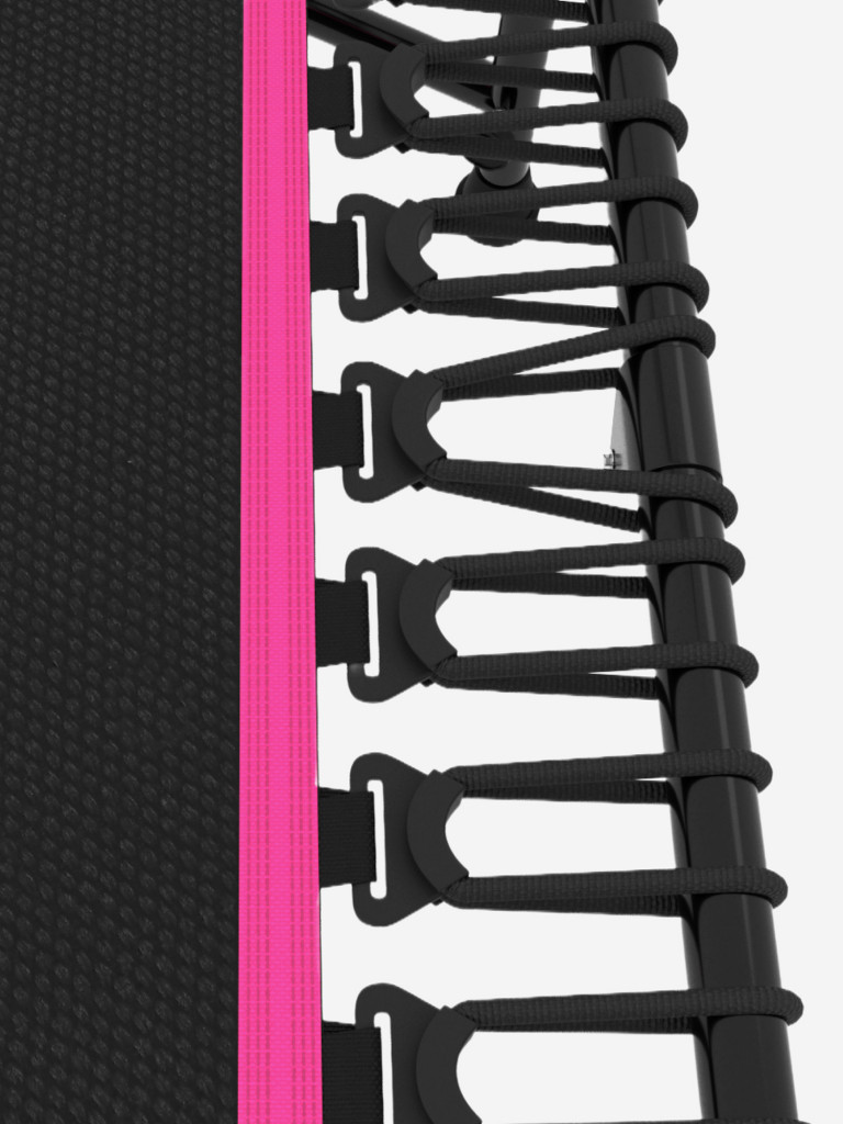 Батут спортивный для фитнеса и джампинга UNIX Line Fitness Lite 125 см, розовый